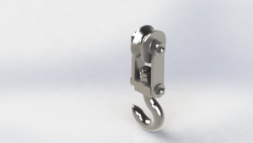 滑轮和挂钩--25--sw三维 3d模型设计图缩略图